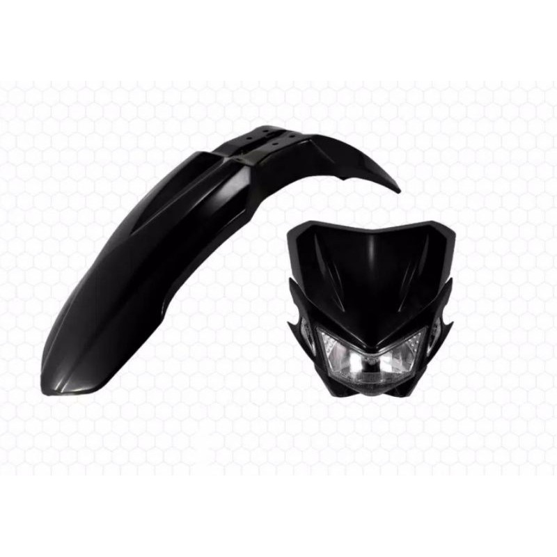 headlamp batok depan klx 150 dan spakbor depan klx 150