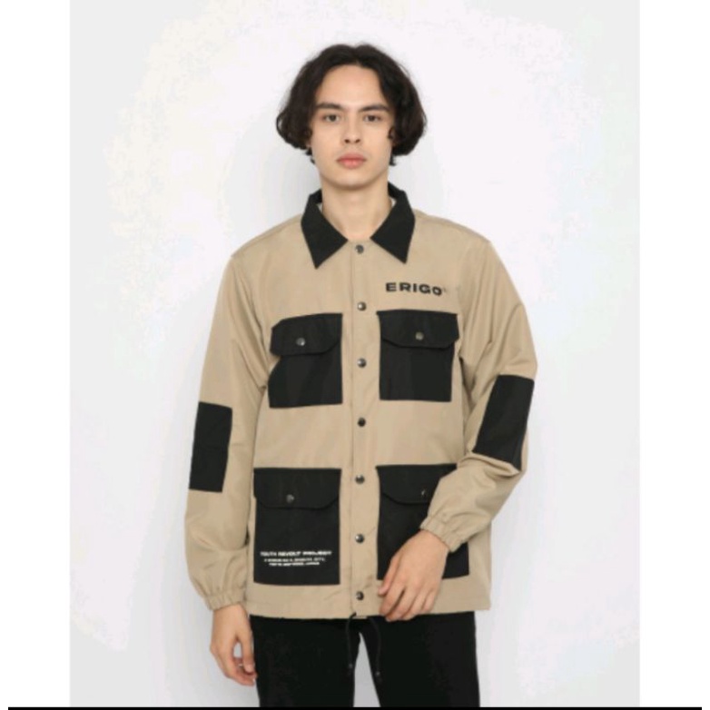 Jaket ERIGO Coach Original Nobuko Khaki