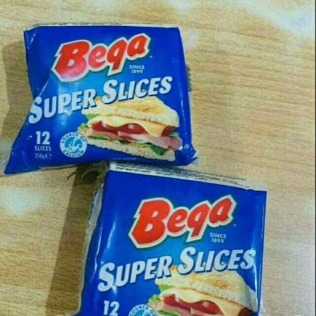 

Bega cheese slices super slices iws 250 gram 9pcs