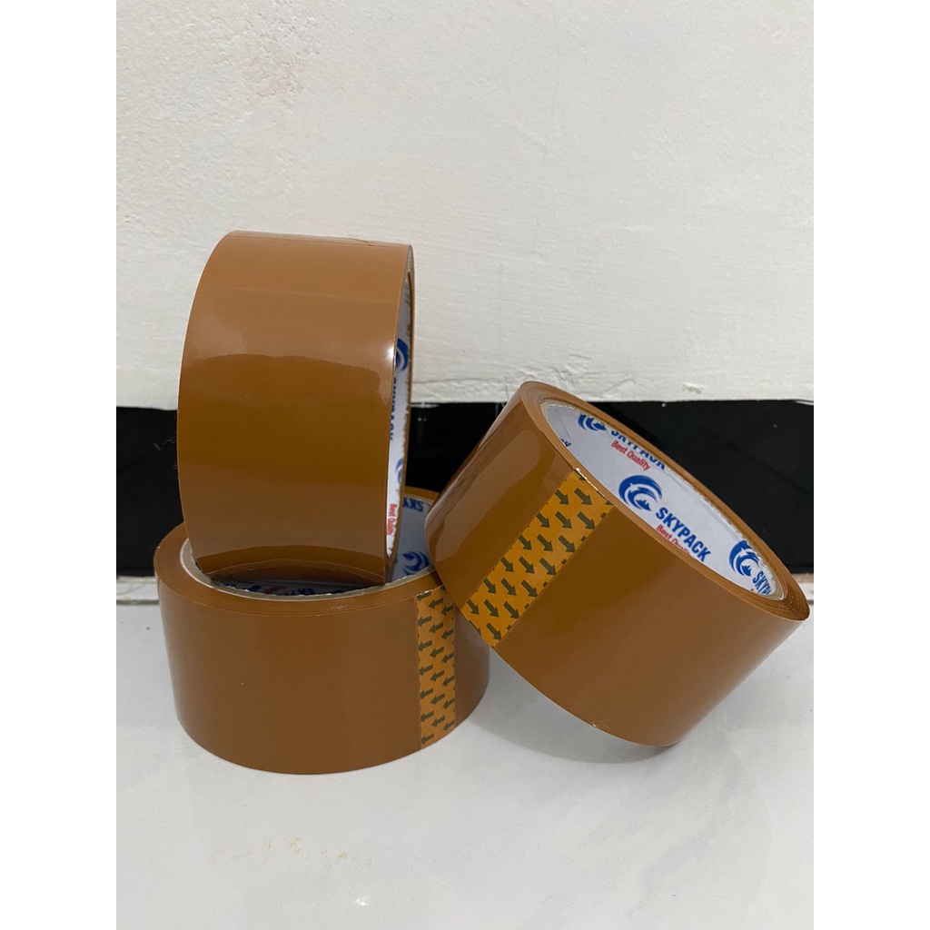 

( DAS ) Solasi Skypack / Lakban Cokelat 80 Yard