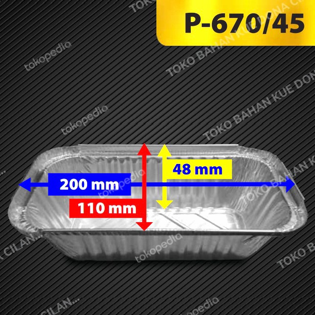 

alumunium foil kokindo p-670/45 premium tokomaju1625