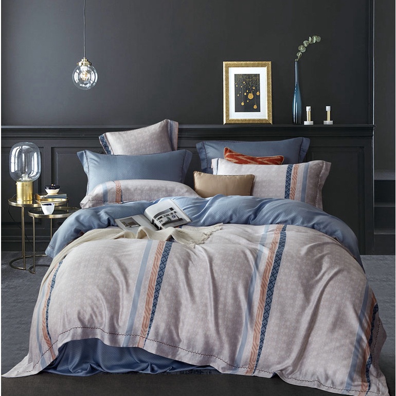 Picasso Sprei Botanic Tencel Stripes