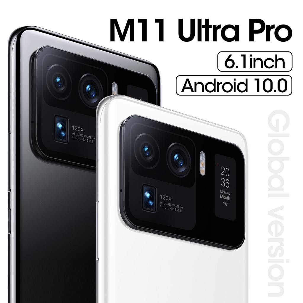 HP Murah Xiomi  M11pro Ultra smartphone RAM 6GB +128GB Baru Handphone Android 10.0 6.1inch screen Ponsel-1