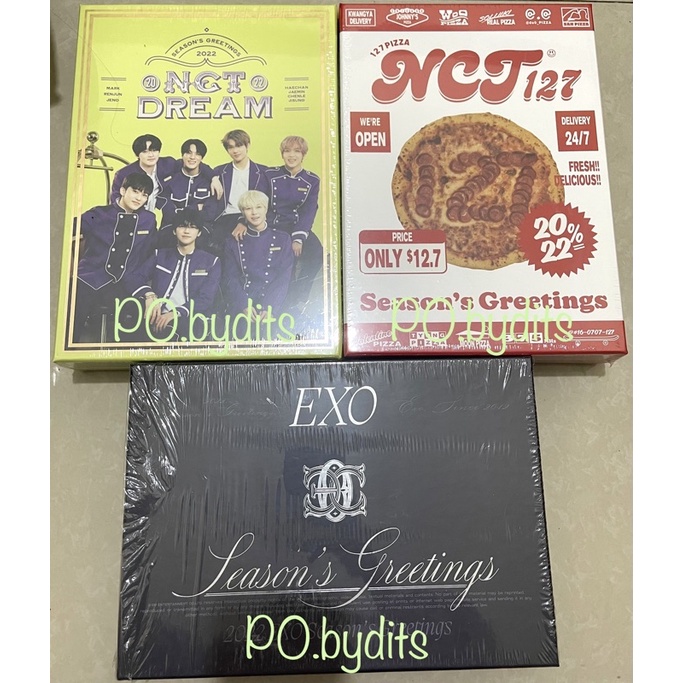 [READY STOCK NO BENEFIT WEB] SEASON’S GREETINGS 2022 NO BENEFIT WEB NCT DREAM NCT 127 EXO SEALED SM 