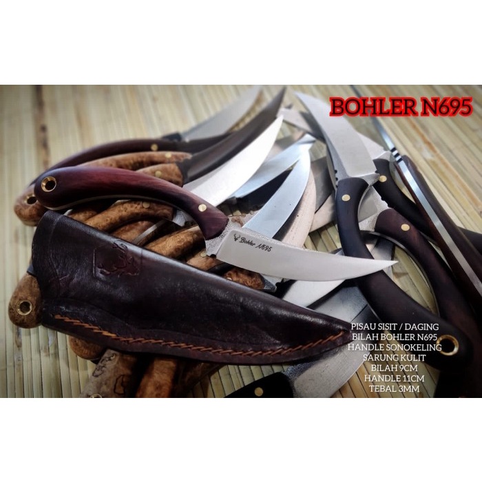 Pisau Seset Kulit - Pisau Seset Skinner Baja Bohler N695 Premium - Vivistecolection