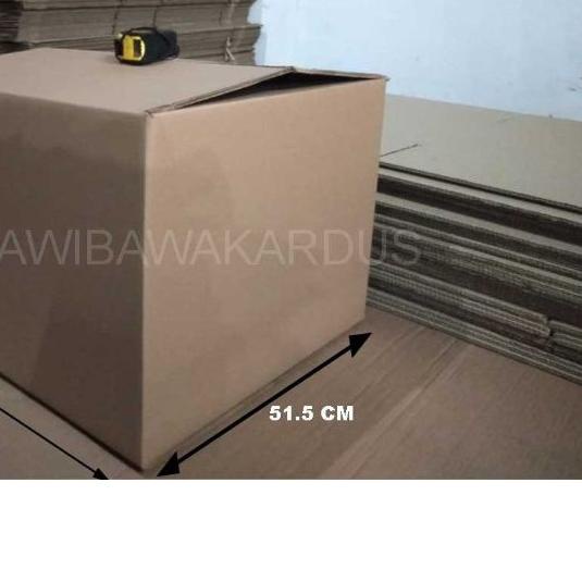 

➱ kardus box packing polos double wall 52x51,5x40cm, murah, kotak karton ◙