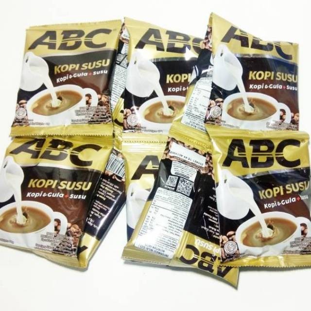 

MURAH,kopi ABC SUSU 1renceng isi 10sachet .