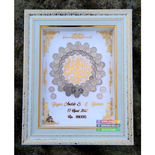 mahar akrilik mirror gold