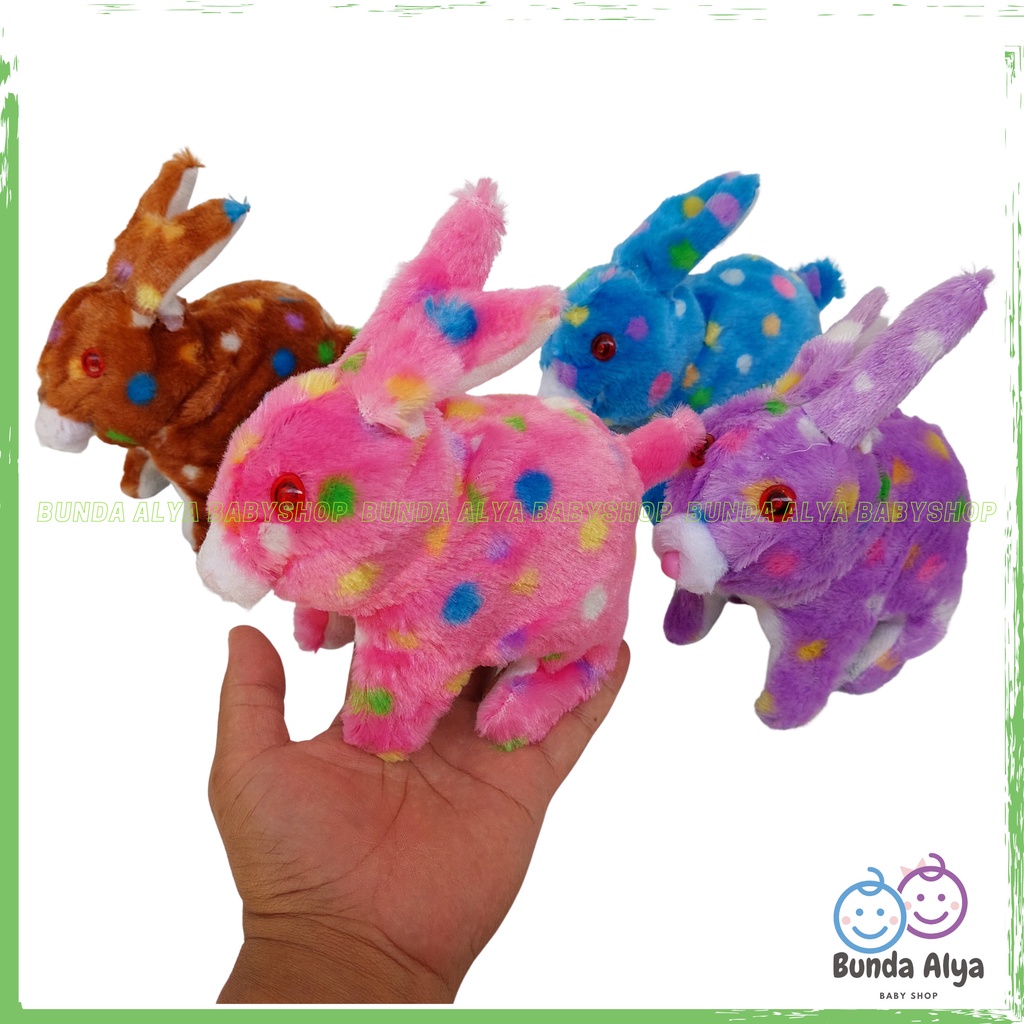 Mainan Boneka Kelinci Baterai Bisa Jalan dan Ada Suara Mainan Anak Boneka Kelinci Bisa Berjalan Dan Bunyi Mainan Boneka Kelinci Bisa Bersuara Dan Mata Ada Lampunya  Mainan  Boneka Edukatif Bunny Toys