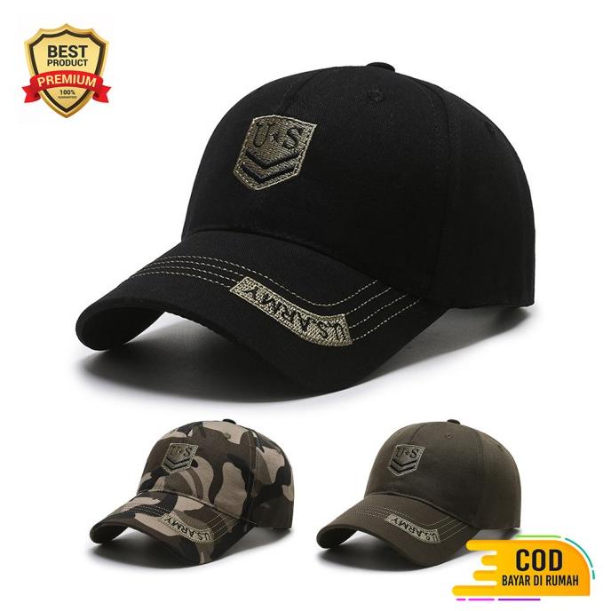 PROMO Topi Impor Pria DIVISION 88 US ARMY CAP US Army Style Original