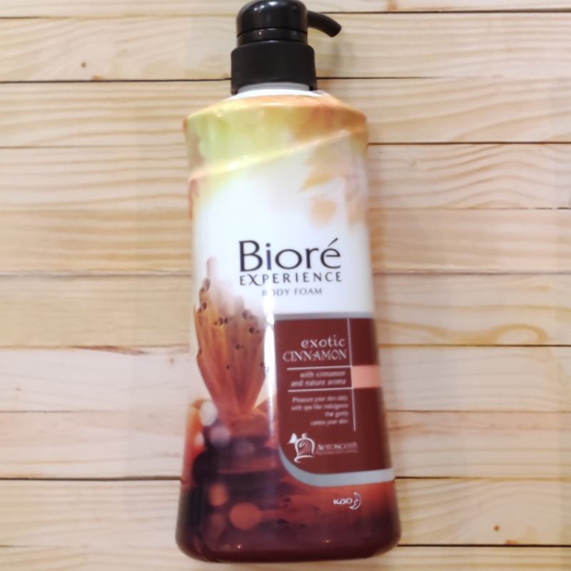 Biore Experience Body Foam Exotic Cinnamon 550ml