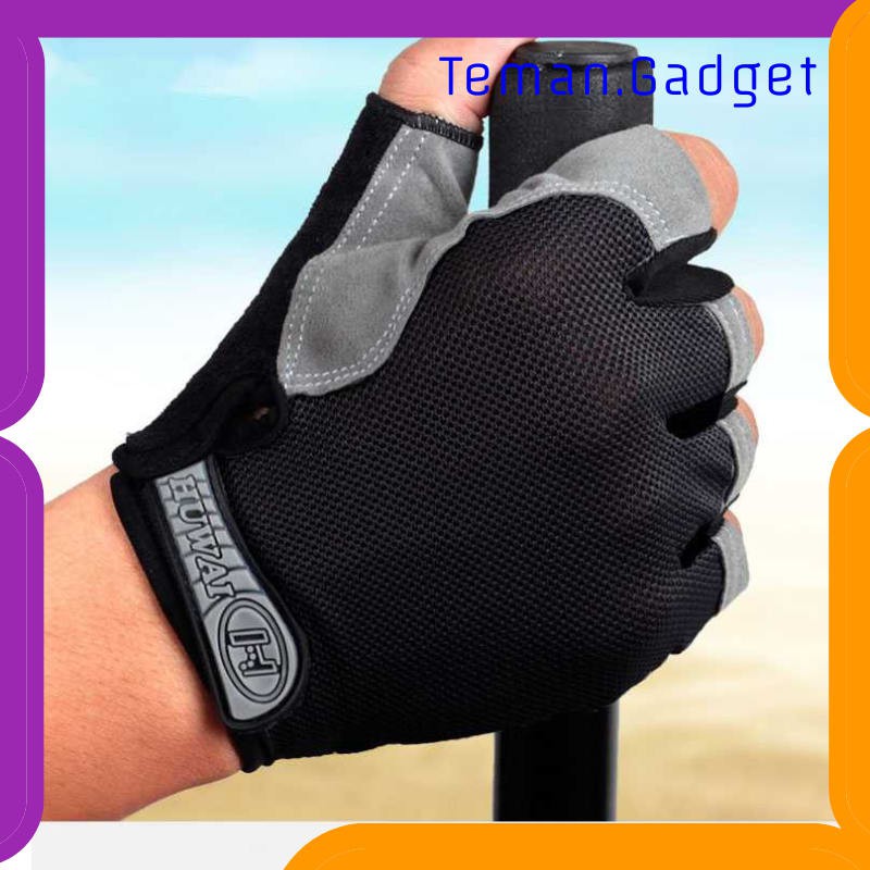 TG-IB356 TAFFSPORT HUWAI SARUNG TANGAN HALF FINGER SEPEDA GYM