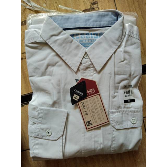 Kemeja Pendek Cressida Putih