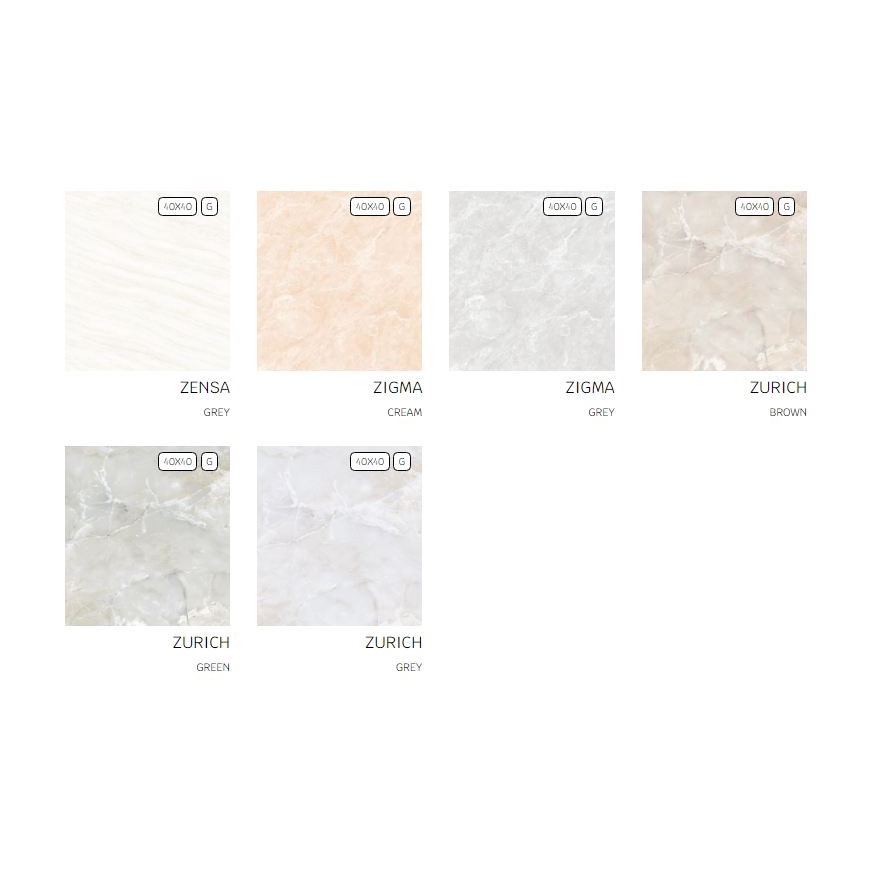 KERAMIK ASIA TILE 40x40 MADRID MALIBU ZIGMA ZENSA OTTO MOSCOW ZURICH