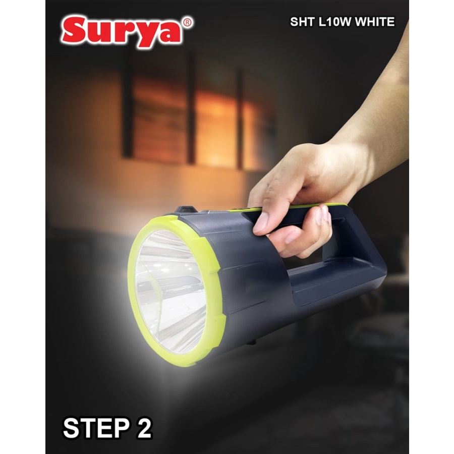 Senter lampu LED Surya SHT L10W 10 WATT