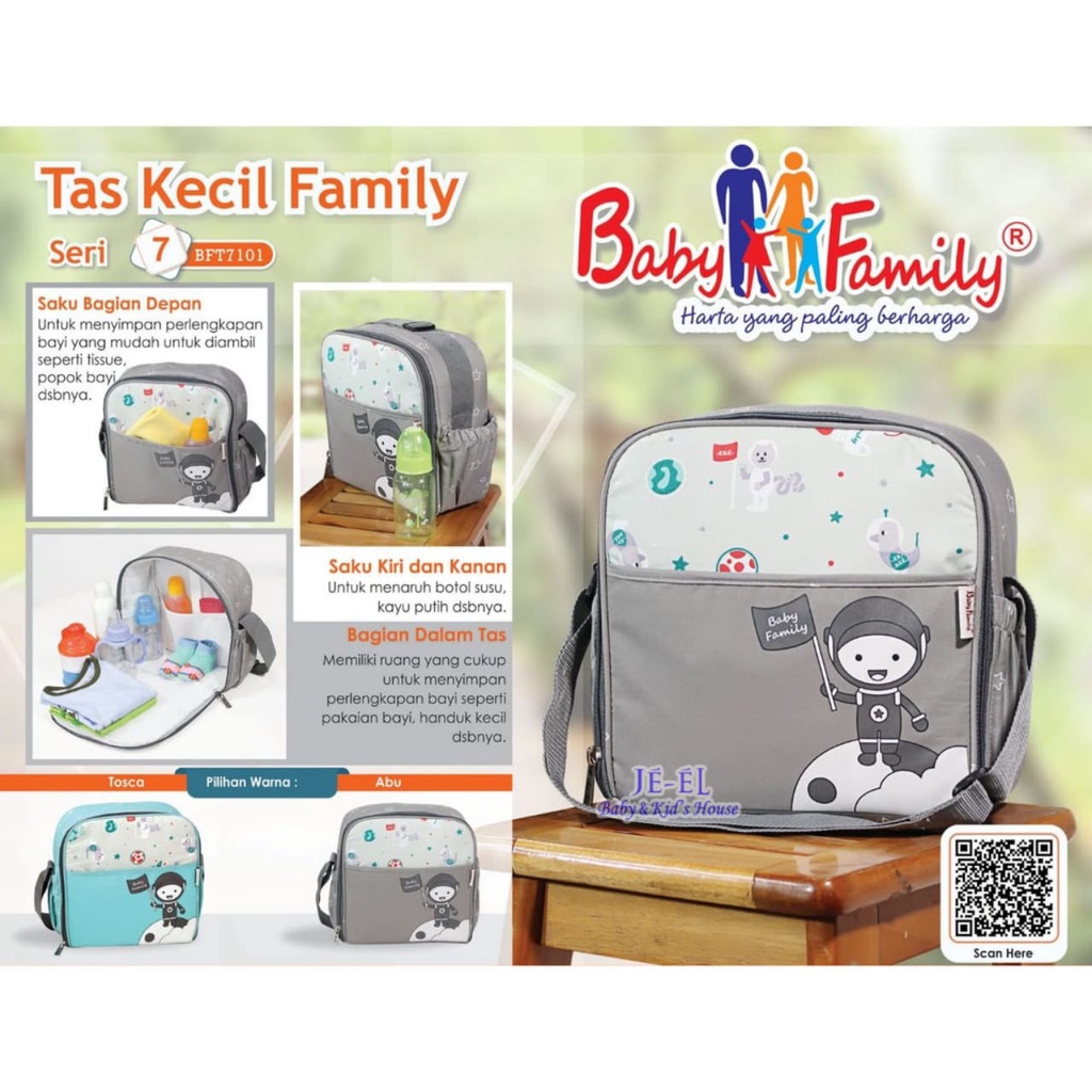 Baby Family Tas Bayi Bag Seri 7 Ukuran kecil-BFT7101 Sedang -BFT7201 Besar-BFT7301