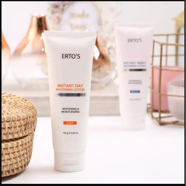 [ORI] Paket 2in1 Instant Day &amp; Night Whitening Lotion | Hand Body Lotion