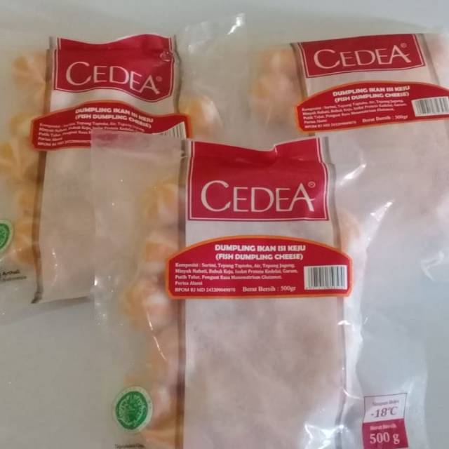 

CEDEA Fish Dumpling Cheese (Dimsum Ikan isi Keju) 500 gram