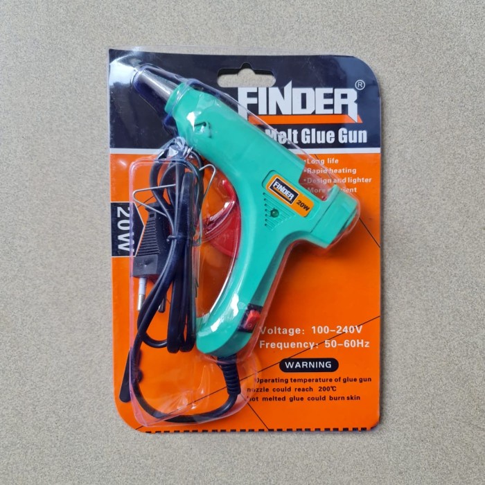 GLUE GUN/TEMBAKAN LEM 20W ON/OFF FINDER