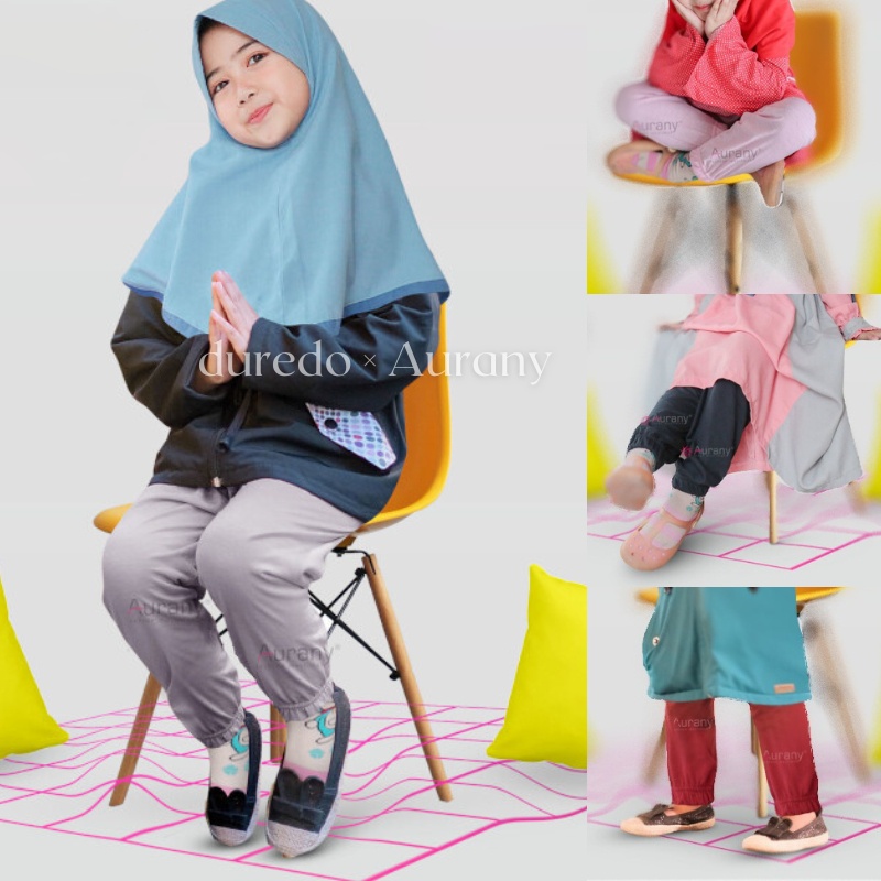 AURANY Celana Inner Anak Legging Dalaman Gamis Leging Kids Model JOGGER