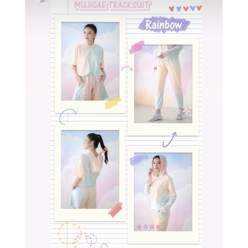 Vone Mujigae Tracksuit Set Rainbow size Small