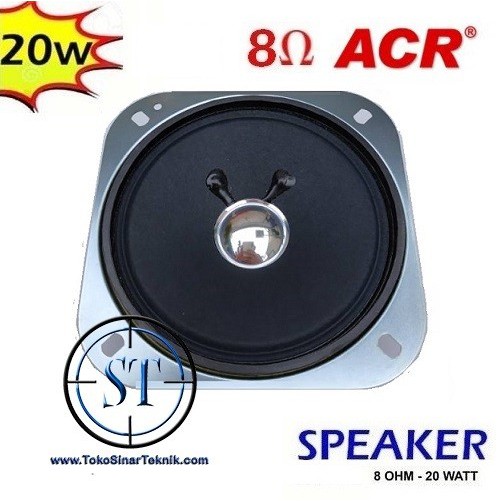 Speaker ACR 4 Inch Full Range KSV New 20 Watt 8 Ohm New 8R 4&quot; 20W Speaker KSV 4inch