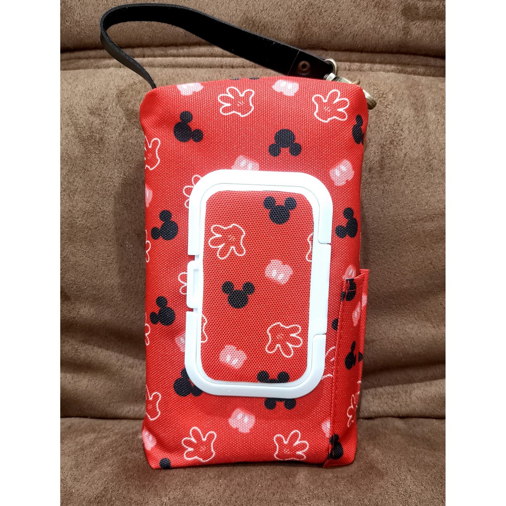 Pouch tempat 3in1 tissue & hand sanitizer organizer Mickey Mouse