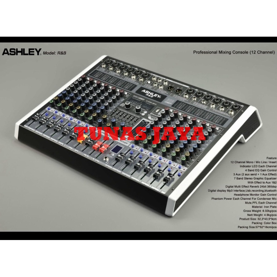 MIXER  AUDIO ASHLEY R&amp;B12 ORIGINAL MIXER ASHLEY R&amp;B 12 MIXER ASHLEY RNB12
