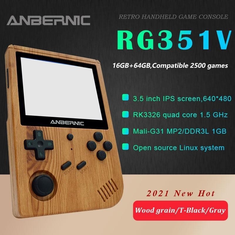 ANBERNIC RG351V Retro Handheld Video Game Console Mini Portable Gaming