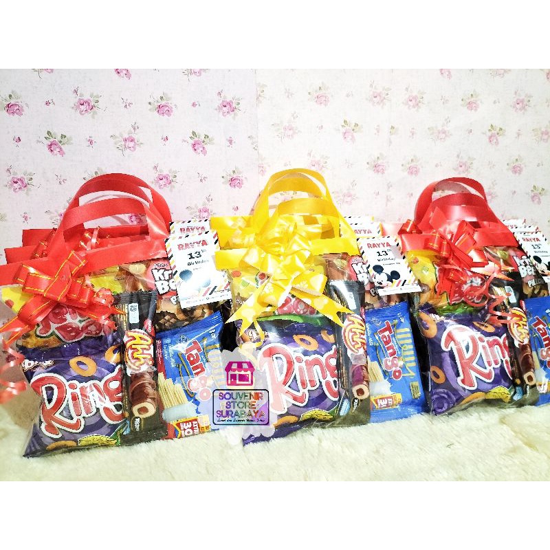 Paket Snack Ulang Tahun / Bingkisan Snack Murah / Snack Birthday / Snack Ultah Surabaya / Mini snack murah