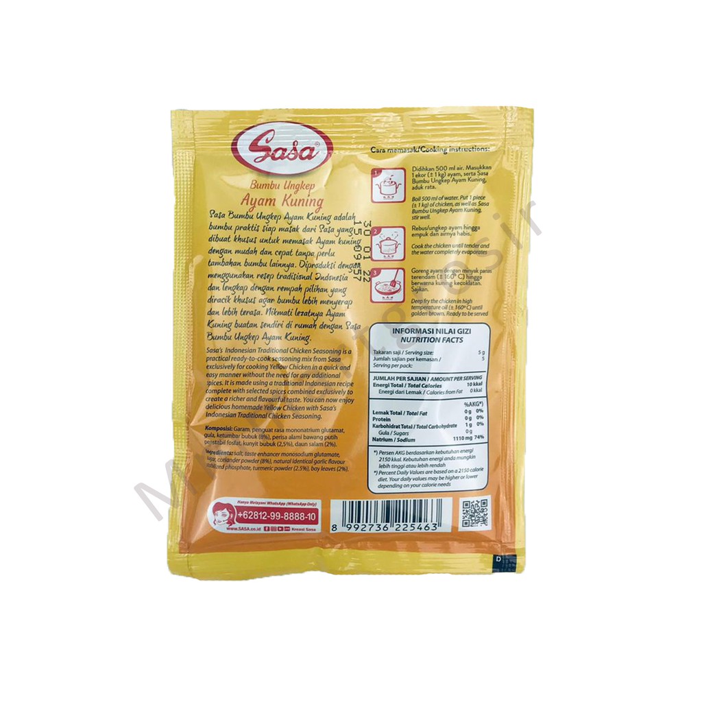 SASA BUMBU UNGKEP AYAM KALASAN &amp; AYAM KUNING