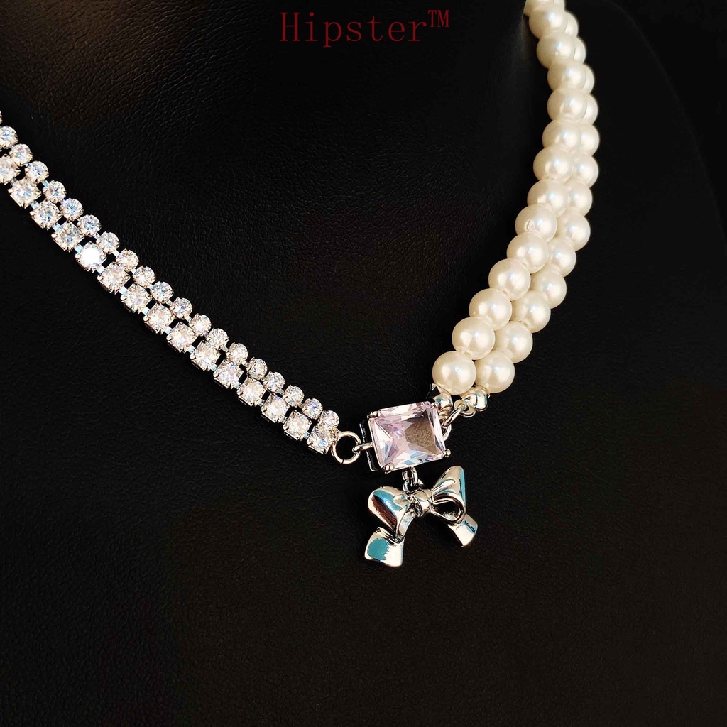 Elegant Pearl Necklace New Female Earrings