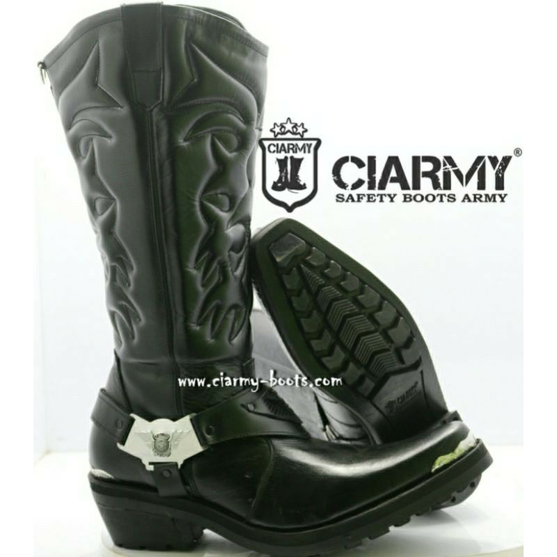 Sepatu Tunggang Polantas Sepatu Tunggang Ciarmy C011BD Sepatu Patwal