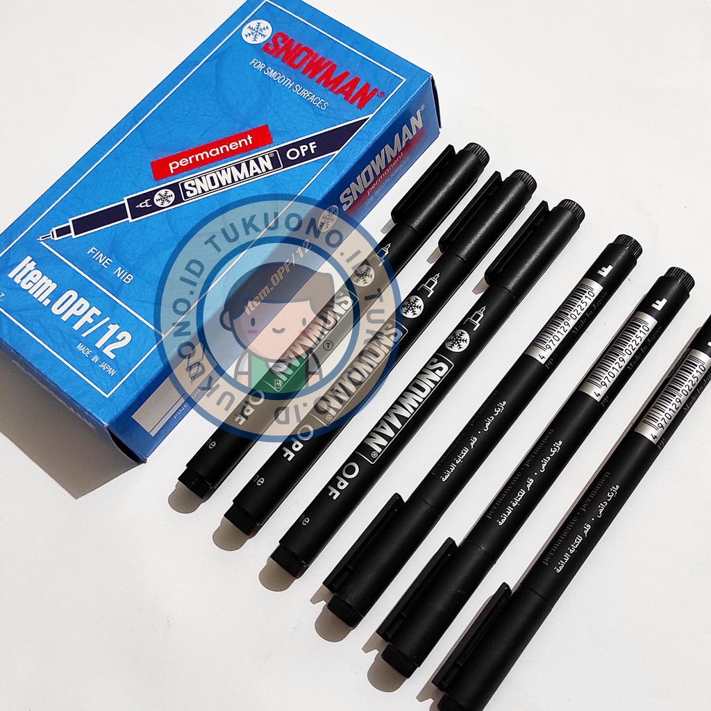 

SNOWMAN Spidol OHP OPF Fine NIB 0.5mm | Permanent