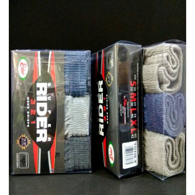 Celana Dalam Pria Rider Super R 321B Isi 3Pcs/Pack