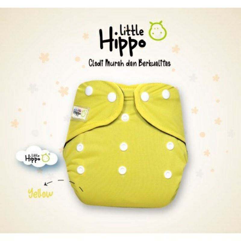 Clodi Little Hippo, Klodi Popok Kain, Popok Bayi Cuci Ulang, Diapers Little Hippo