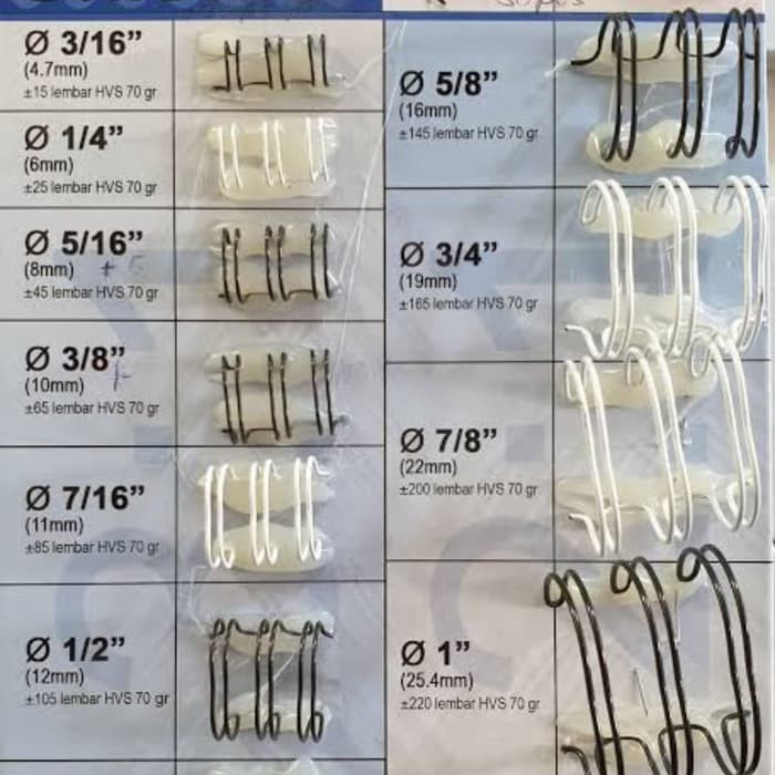 

Ring Jilid Topas 3:1 A4 9/16 35LOOP- white