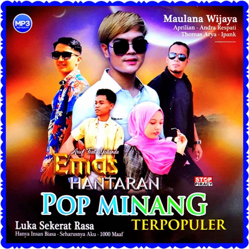 KASET MP3 AUDIO MUSIK KUMPULAN 100 LAGU POP MINANG TERPOPULER - IPANK - DAVID IZTAMBUL - HARRY -OVHI