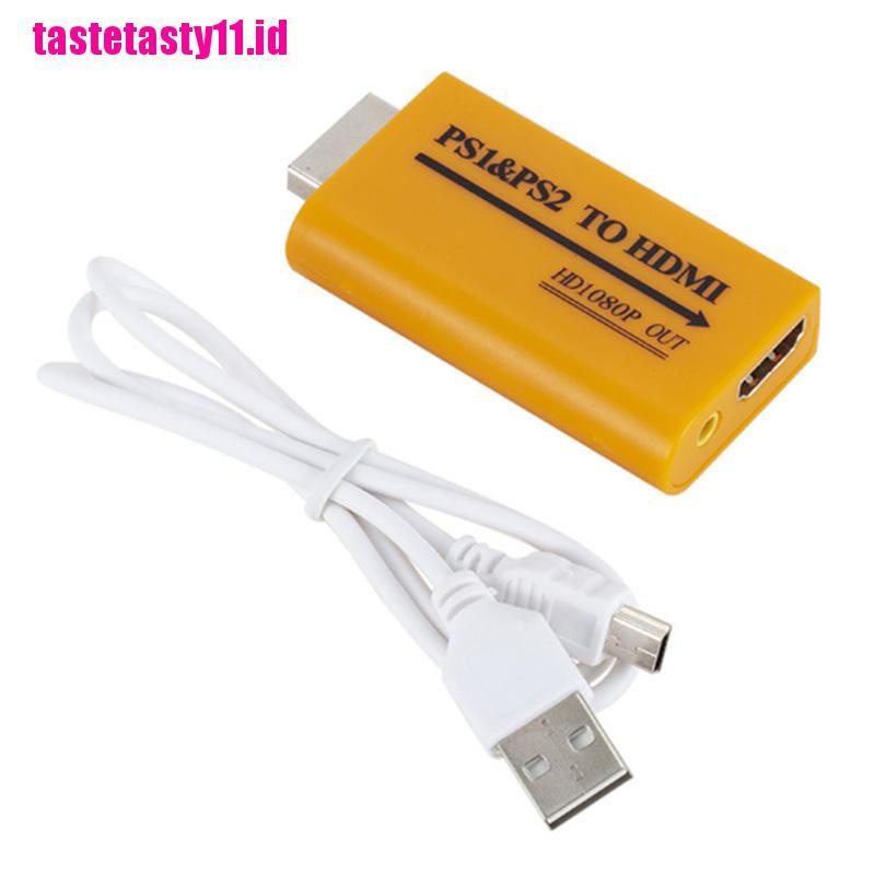 【TTID】1080P HD PS1/PS2 To HDMI Audio Video Converter Adapter For HDTV Projector