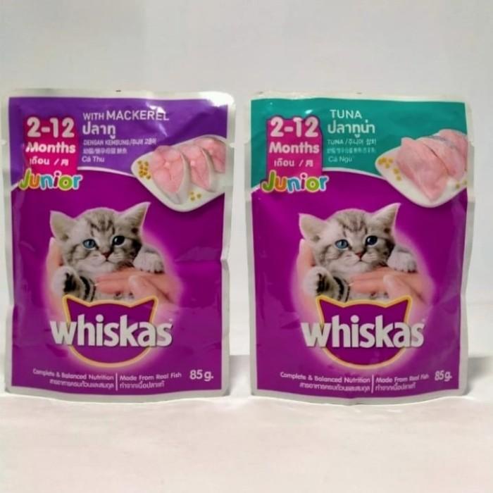 

Kaleng | Whikas 85Gr Junior Perdus/24Pcs,Tuna N Macharel