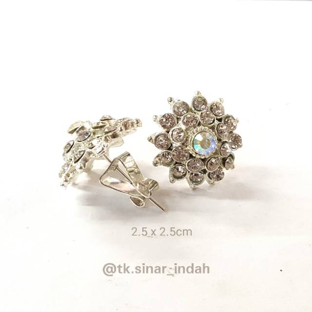 Giwang Tusuk Kecil/Besar Anting Import Gold/Silver