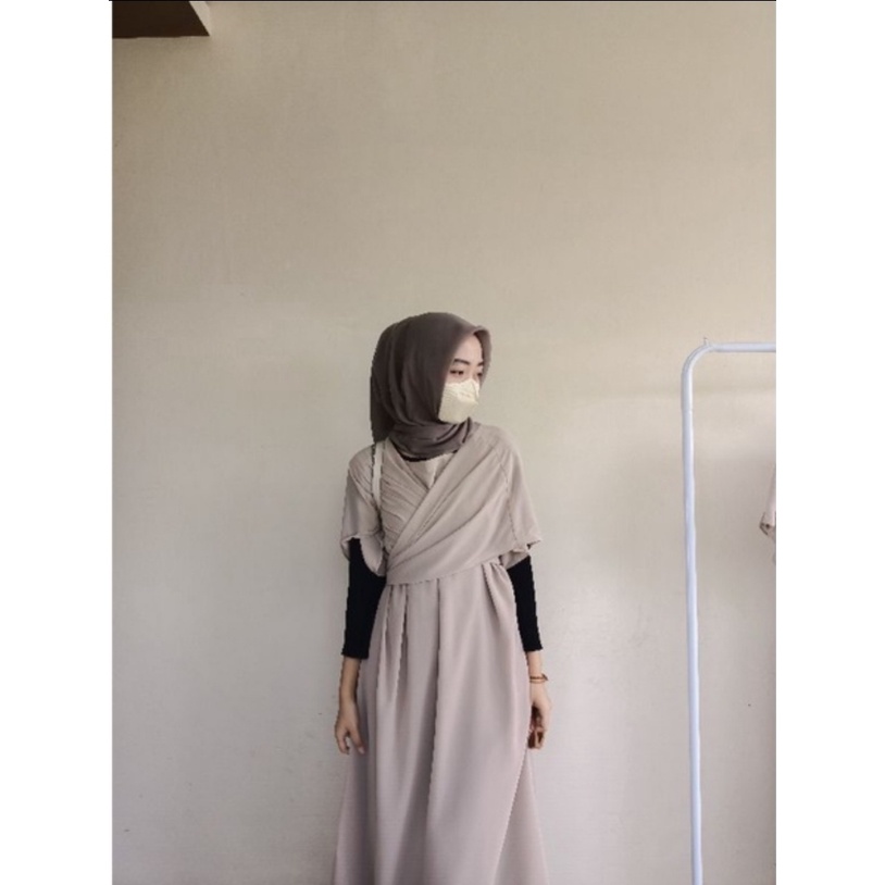 CELYN LONG DRESS MATT CERUTY PREMIUM 2 LAYER