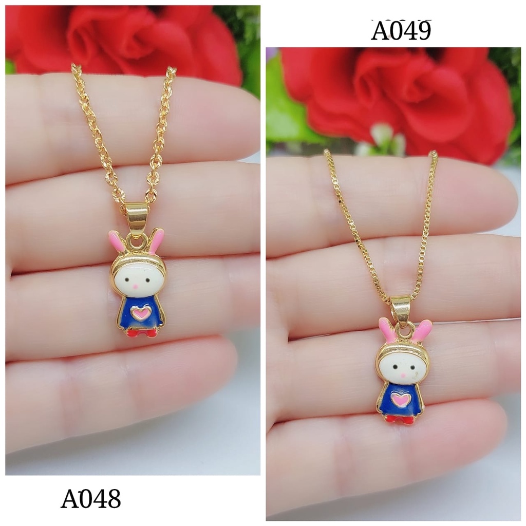 Kalung anak lapis emas perhiasan imitasi Xuping Jewelry A046-049