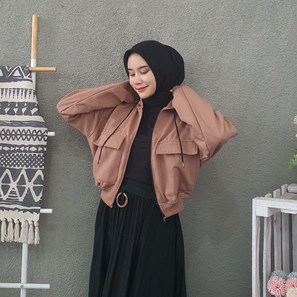 JAKET WANITA - ZARRA CROPE - TRENDI WANITA