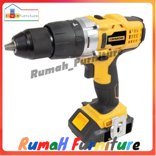 KRISBOW Bor listrik Bor Cordless 18 V Bor beton Bor tangan Bor