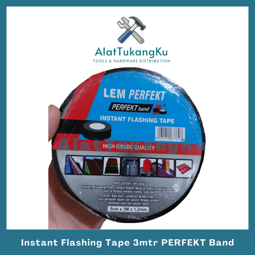 Lem Seng / Lem Anti Bocor Perfekt Band 3 Meter / Lem Serbaguna Lem Genteng / Lem Perfekt, Lem Seng, 
