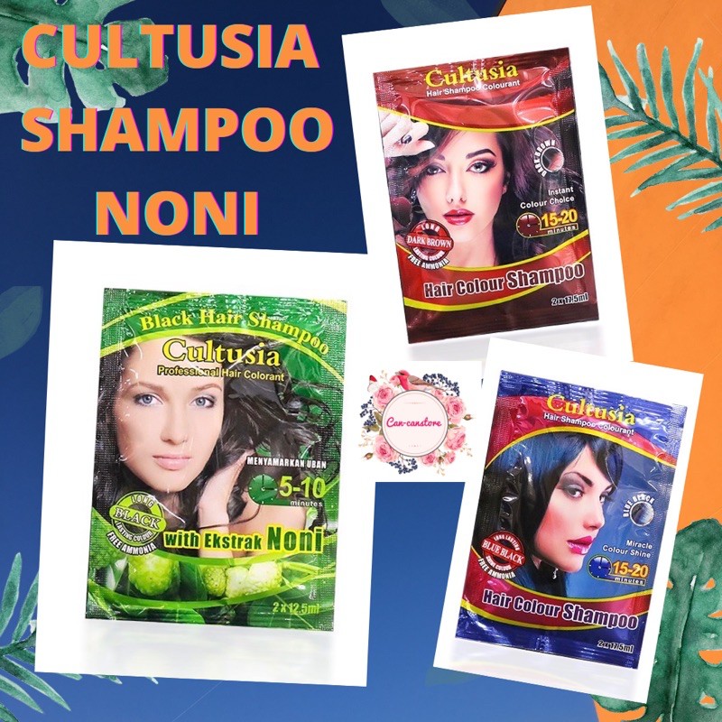 CULTUSIA SHAMPOO NONI / BLACK HAIR COLOUR SHAMPOO