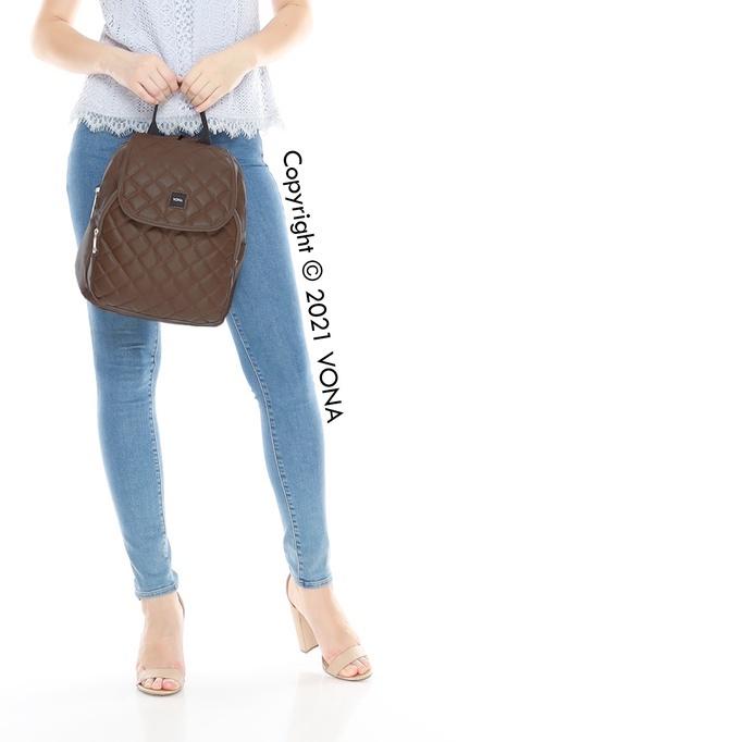 ☇ VONA Tas Ransel Wanita Backpack Quilted - CORDELIA ➪