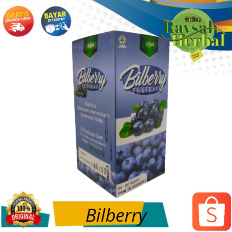 Kapsul Bilberry herbal Kesehatan mata