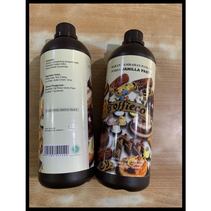

Toffieco Pasta Vanilla 1 Kg / Perisa Vanila